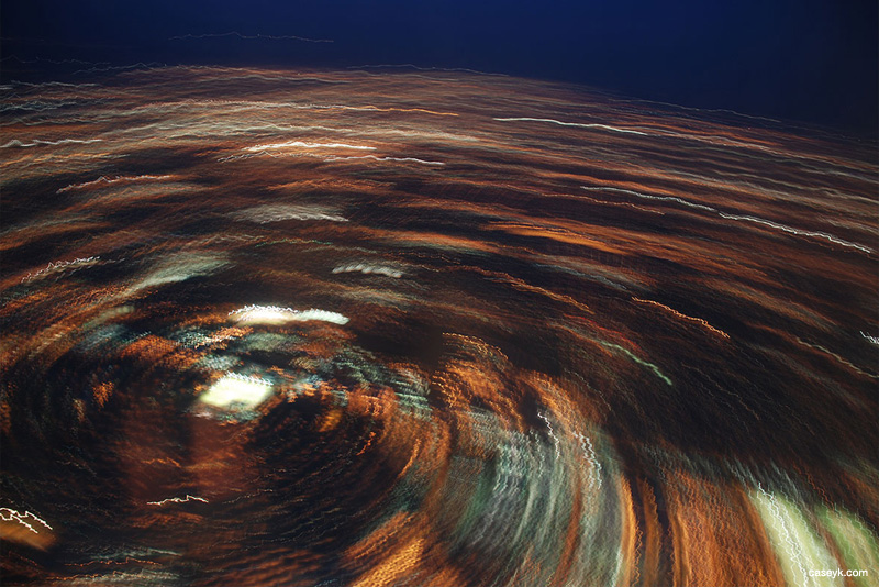 Circling to land